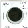 Image 1 : Spain. 1870 5 Gramos. F.