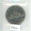 Image 2 : 1968 Canadian Nickel Dollar. Proof-Like-65. Housed in its original unopened Mint plastic.