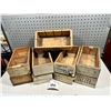 Image 1 : Lot of Vintage wooden parts boxes