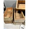 Image 3 : Lot of Vintage wooden parts boxes