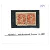 Image 1 : Victoria 3 cent stamp, postmark Aug 14, 1897