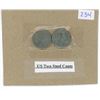 Image 1 : 2 USA steel 5 cents