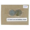 Image 1 : USA steel 5 cent & Buffalo nickel