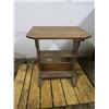 Image 1 : vintage wooden side table - 28"x22"x31"H