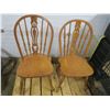 Image 1 : pair of vintage wooden dining chair