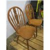Image 2 : pair of vintage wooden dining chair