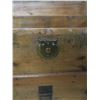 Image 6 : vintage wooden trunk - 34"x21"x24"H