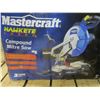 Image 6 : Mastercraft compound mitre saw with laser guide in original box