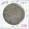 Image 1 : 1956 Canadian silver voyager dollar coin