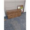 Image 1 : Large Dresser w/ Mirror (60" L x 18" W x 31" H)
