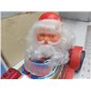 Image 4 : Battery operated "Bump and Go" Santa Clause hot rod car - With Christmas music, lights - working con