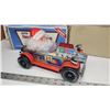 Image 5 : Battery operated "Bump and Go" Santa Clause hot rod car - With Christmas music, lights - working con