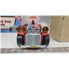 Image 6 : Battery operated "Bump and Go" Santa Clause hot rod car - With Christmas music, lights - working con