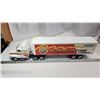 Image 1 : Kenworth "rumbling rig" semi truck and trailer toy - 26" long