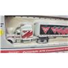 Image 2 : Peterbuilt, die cast "Canadian Tire" semi truck and trailer bank - in box - 12" long