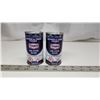 Image 1 : Pair of Texaco fuel system de-icer, 6oz tins - 1 is full