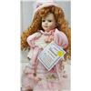 Image 3 : Special edition, "Vanessa" fine porcelain doll - 16" tall, excellent condition