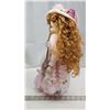 Image 5 : Special edition, "Vanessa" fine porcelain doll - 16" tall, excellent condition