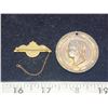 Image 5 : Vintage RAF pin and Queen Victoria 1857, diamond jubilee pendant