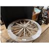 Image 1 : Wooden Wagon Wheel