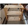 Image 2 : Wooden 3 x Shelf - Rack