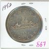Image 1 : 1952 Canadian voyager silver dollar coin