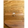 Image 1 : Wood storage chest & domed top hand crafted 24"w x 11"h x 13"d