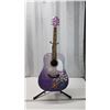 Image 1 : Disney's "Hannah Montana" guitar, with stand- 37"H