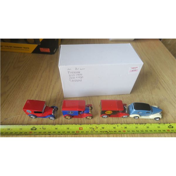 4 diec ast cars in original box