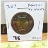 Image 1 : 2017 Dance of the Spirits Toonie. MS-63.