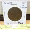 Image 1 : France. 1898 10 Centimes. VF+.