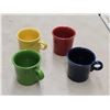 Image 1 : 4x Coffee Mugs - Red-Blue-Green-Yellow