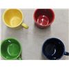 Image 2 : 4x Coffee Mugs - Red-Blue-Green-Yellow