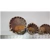 Image 2 : 4 small birch bark containers/vases