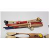 Image 8 : Collection of music items - Saxaphone reed, drum sticks, etc.