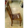 Image 3 : Wooden kitchen chair with padded seat