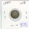 Image 1 : 1880 Canadian 5 cent silver coin