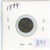 Image 1 : 1899 Canadian 5 cent silver coin