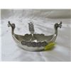 Image 1 : norweigian pewtet tin viking ship salt cellar
