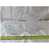 Image 4 : glass candy bowl and pitcher