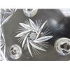Image 3 : brilliant 3 footed glass bowl