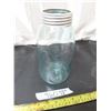 Image 3 : blue lead mason jar crown
