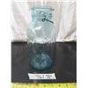 Image 1 : large blue perfect seal mason jar
