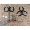 Image 1 : 2 x Horse Shoe Decorative Pieces / Grandma Glass Poem