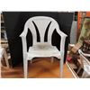 Image 3 : 2 x White Plastic Lawn Chair