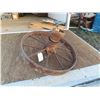 Image 1 : Steel Spoke Wagon Wheel - 30'