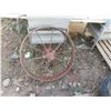 Image 1 : Steel Spoke Wagon Wheel - 33"