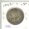 Image 1 : 1943-silver canadian 50c