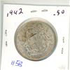 Image 1 : 1942-silver canadian 50c