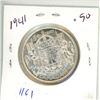 Image 1 : 1941-silver canadian 50c